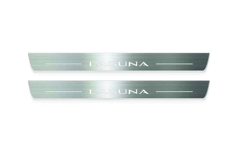 Renault Laguna III 2007-2015 LED Door Sills PRO With Logo Laguna