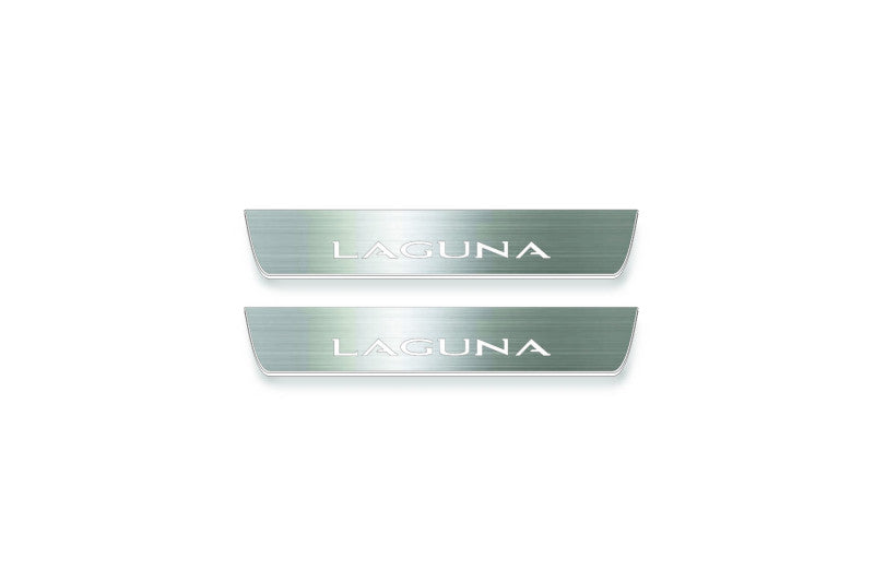 Renault Laguna III 2007-2015 LED Door Sills PRO With Logo Laguna