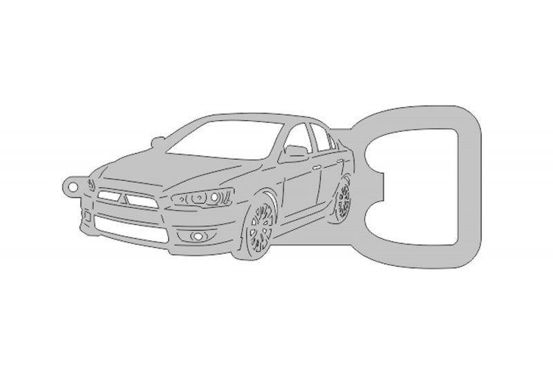 Keychain Bottle Opener for Mitsubishi Lancer X 2007-2017 Keychains opdesign