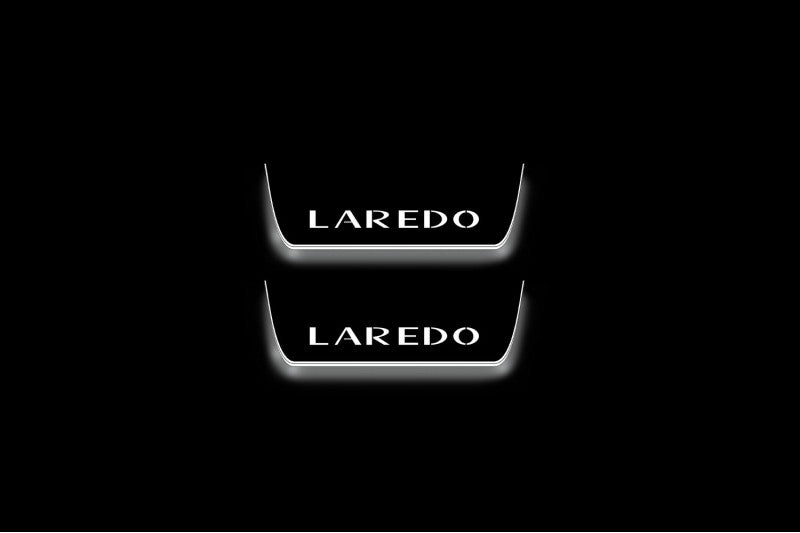 Jeep Grand Cherokee IV 2010-2021 Auto Door Sill Plates With Logo Laredo
