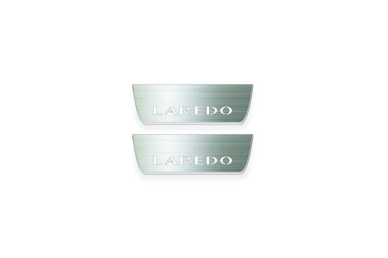 Jeep Grand Cherokee IV 2010-2021 Auto Door Sill Plates With Logo Laredo