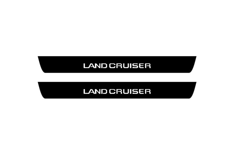 Toyota Prado 250 2023+ Car Door Sill With Logo Land Cruiser (Premium Painting)