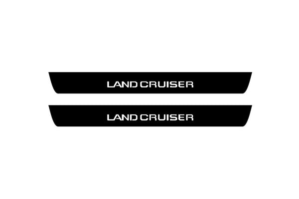 Toyota Prado 250 2023+ Car Door Sill With Logo Land Cruiser (Premium Painting)