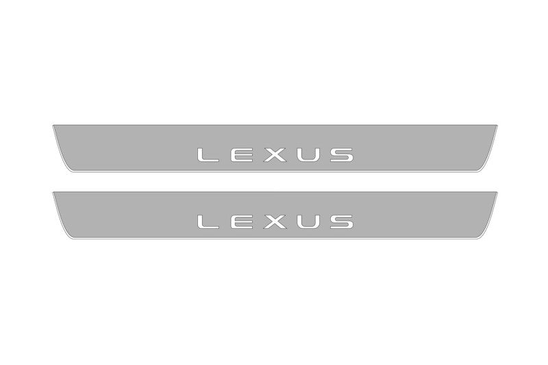 Umbrales de puertas LED Lexus NX con logotipo Lexus