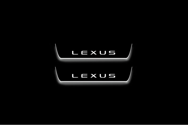Lexus RZ 2022+ LED Door Sills PRO With Logo Lexus