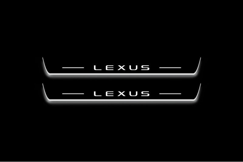 Lexus GX III 2024+ LED Door Sills PRO With Logo Lexus
