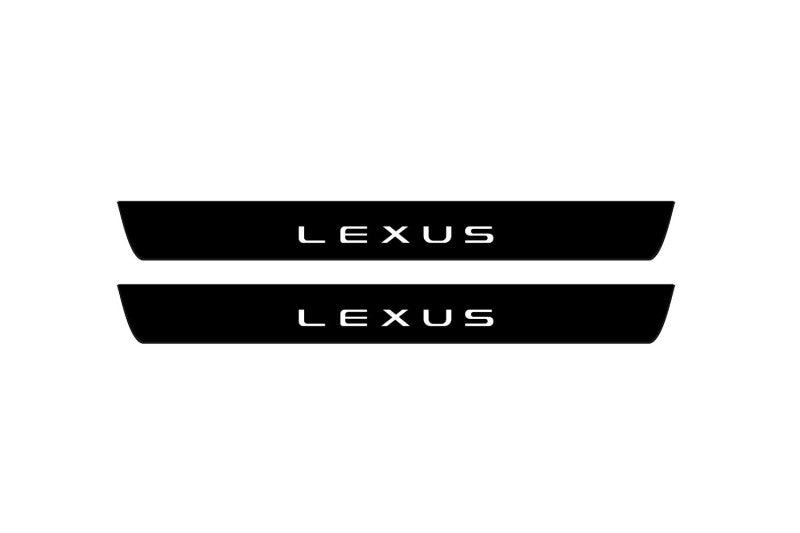 Lexus GX III 2024+ Led Door Sill Pro With Logo Lexus (Premium Painting) Lexus Led Door Sills PRO opdesign