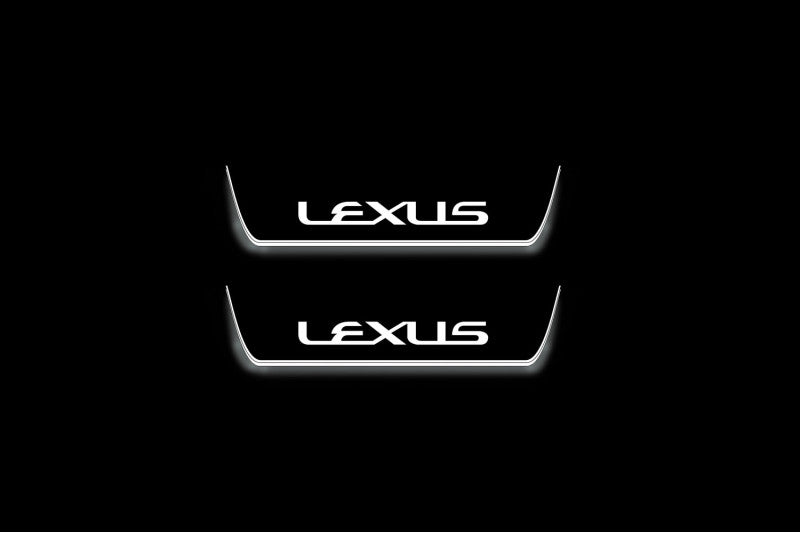 Lexus IS IV 2020+ Door Sill Led Plate With Logo Lexus