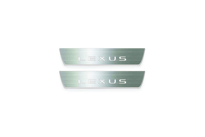 Lexus RZ 2022+ LED Door Sills PRO With Logo Lexus