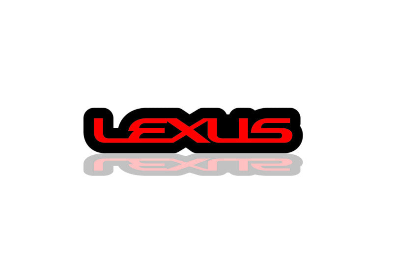 Lexus Illuminated LED Radiator Grille Emblems and Badges with Lexus (type 1) logo Lexus Led Emblems decoinfabric
