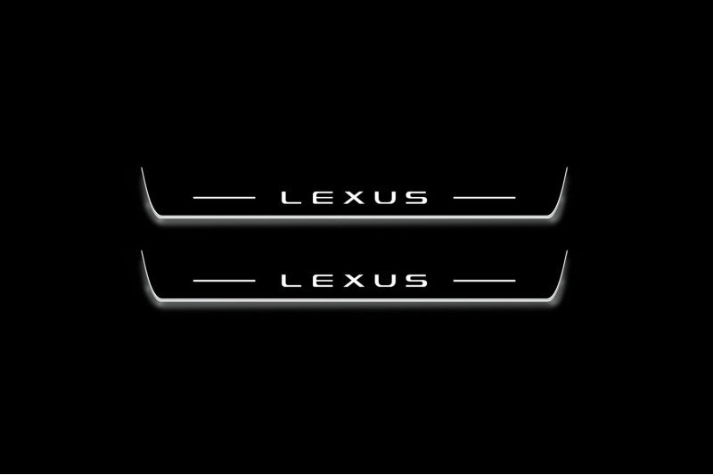 Lexus RZ 2022+ LED Door Sills PRO With Logo Lexus