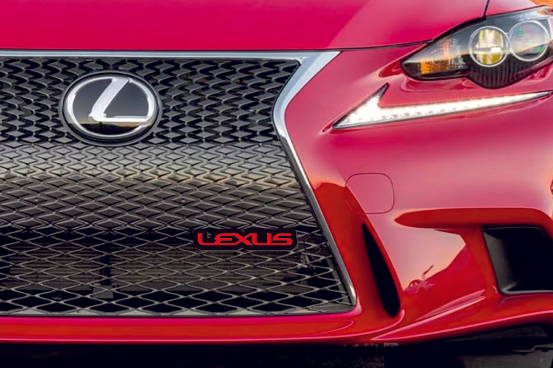 Lexus Illuminated LED Radiator Grille Emblems and Badges with Lexus (type 1) logo Lexus Led Emblems decoinfabric