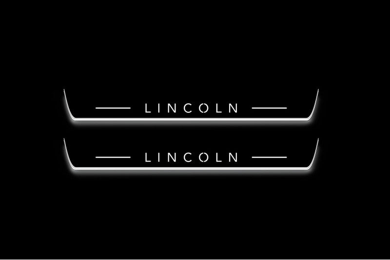 Lincoln Nautilus I 2019-2023 Led Door Sills With Logo Lincoln