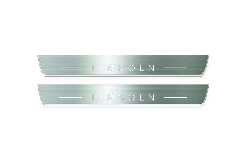 Lincoln Nautilus I 2019-2023 Led Door Sills With Logo Lincoln