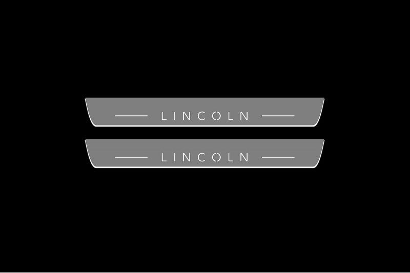 Lincoln Nautilus I 2019-2023 Led Door Sills With Logo Lincoln