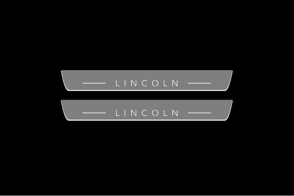 Lincoln Nautilus I 2019-2023 Led Door Sills With Logo Lincoln