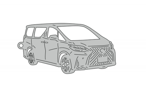 Car Keychain for Lexus LM I 2020-2023 (type 3D) - decoinfabric