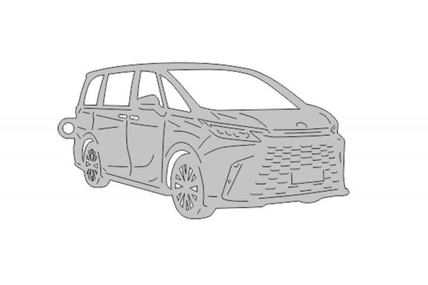 Car Keychain for Lexus LM II 2023+ (type 3D) - decoinfabric