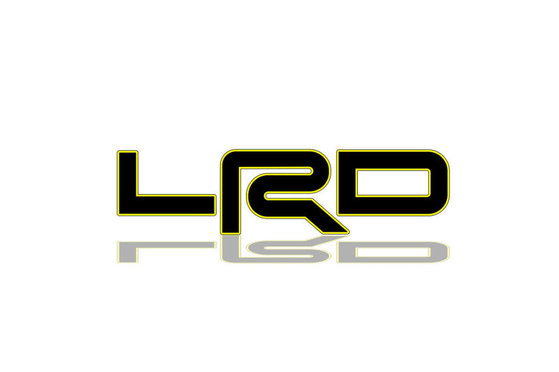 Lexus tailgate trunk rear 3D emblem with LRD logo (type MIXT)