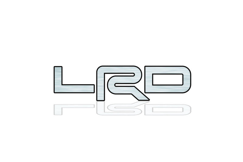 Lexus tailgate trunk rear 3D emblem with LRD logo (type MIXT)