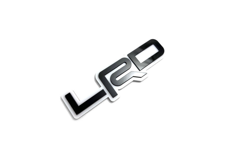 Lexus tailgate trunk rear emblem with LRD logo (type 2)