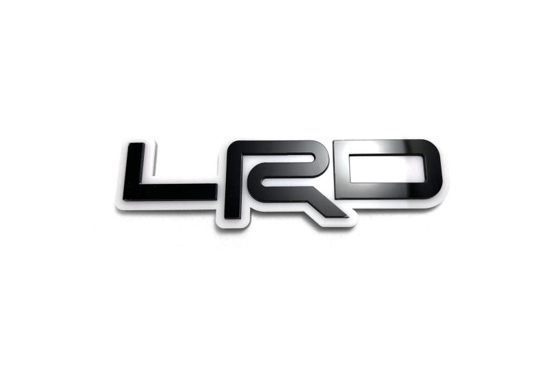 Lexus tailgate trunk rear emblem with LRD logo (type 2)