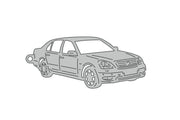 Car Keychain for Lexus LS III 2000-2006 (type 3D) Keychains opdesign