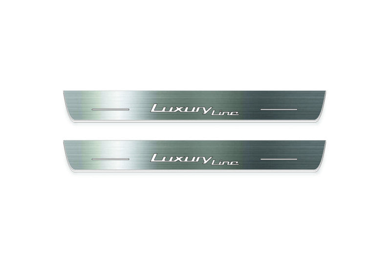 BMW 3 G20 2019+ Led Door Sill Pro with Luxury Line logo