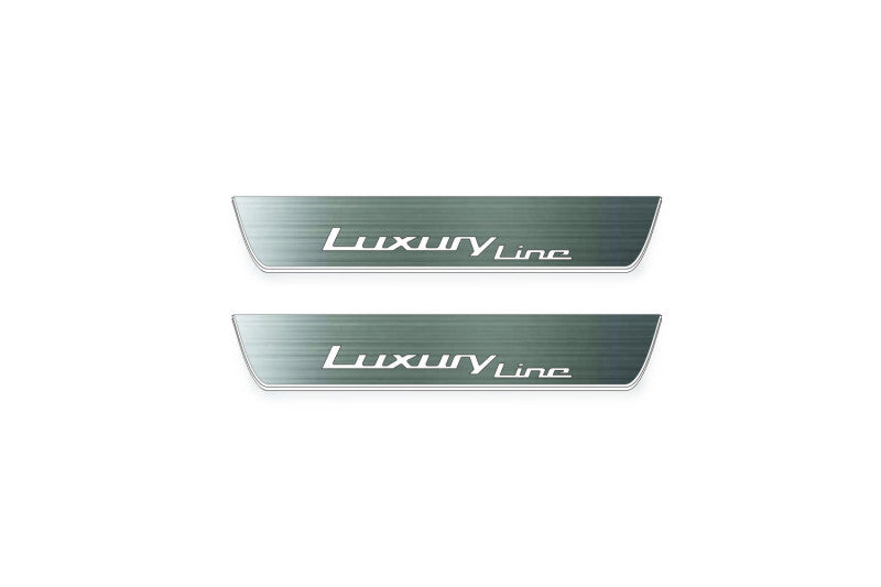 BMW X5 G05 2019+ Led Sill Plates With Luxury Line Logo