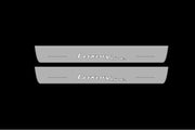 BMW 3 F30 2012-2018 Led Door Sill with Luxury Line Logo BMW Led Door Sills opdesign