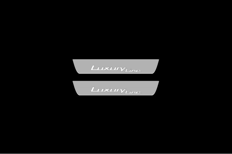 BMW X6 E71 2008-2015 Auto Door Sills With Luxury Line Logo BMW Led Door Sills opdesign