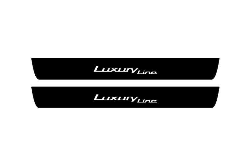 BMW 3 G20 2019+ Led Door Sill Pro With Logo Luxury Line (Premium Painting) BMW Led Door Sills PRO opdesign