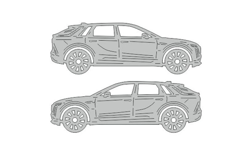 Cadillac Lyriq (2022+) Floor Mat Emblem Set – Stainless Steel Badges Car Mats Badges Decoin