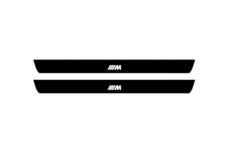 BMW X6 E71 2008-2015 Led Door Sill Pro With Logo ///M (Premium Painting) BMW Led Door Sills PRO opdesign