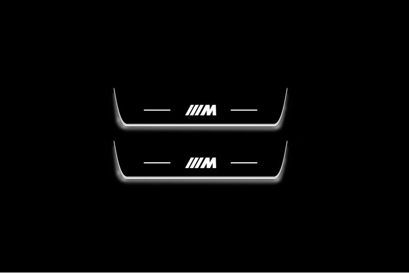 BMW X3 G01 2017-2024 LED Door Sills PRO With M Performance (Type 2) Logo