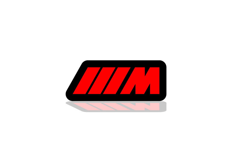 BMW Illuminated LED Radiator Grille Emblems and Badges with ///M (type 2) logo BMW Led Emblems decoinfabric