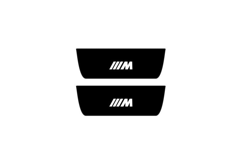 BMW X4 F26 2014-2018 Led Door Sill Pro With Logo ///M (Premium Painting) BMW Led Door Sills PRO opdesign