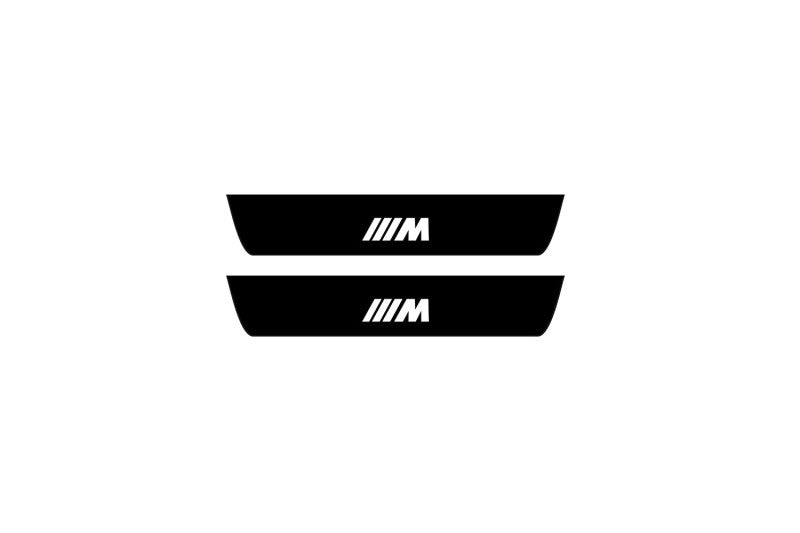 BMW X5 G05 2019+ Led Door Sill Pro With Logo ///M (Premium Painting) BMW Led Door Sills PRO opdesign