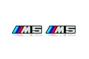 Colored Floor Mat Emblems for BMW M5 – Add a Touch of Personality Car Mats Badges Decoin