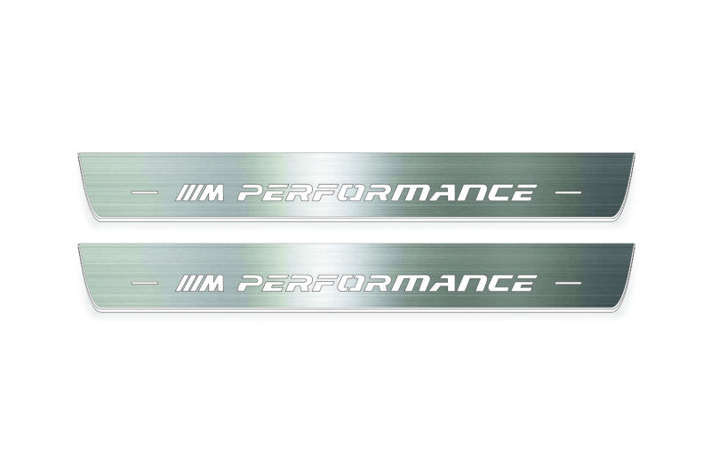 BMW X3 G01 2017-2024 LED Door Sills PRO With M Performance Logo