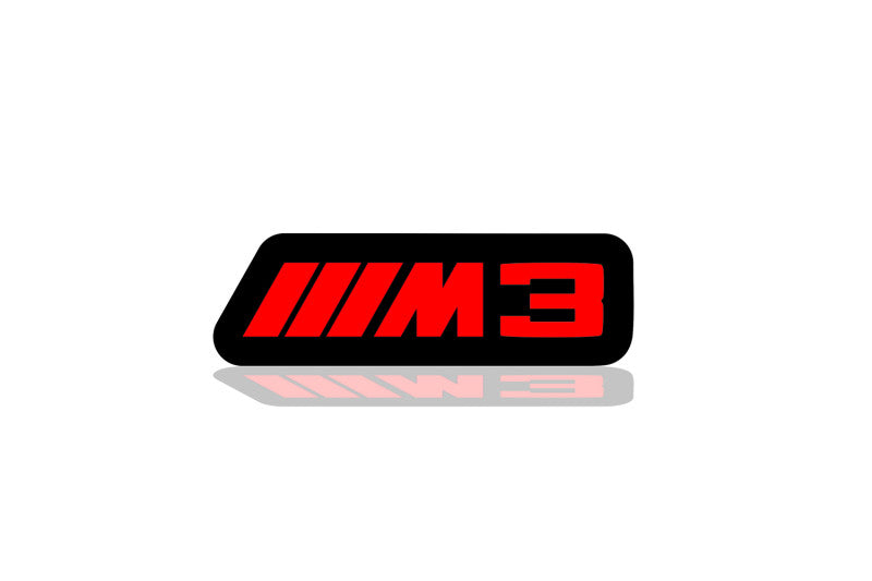 BMW Illuminated LED Radiator Grille Emblems and Badges with ///M3 (type 2) logo BMW Led Emblems decoinfabric