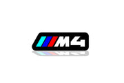 BMW Illuminated LED Radiator Grille Emblems and Badges with ///M4 (type 1) logo BMW Led Emblems decoinfabric