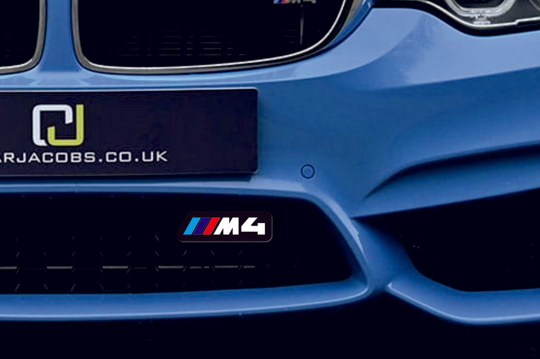 BMW Illuminated LED Radiator Grille Emblems and Badges with ///M4 (type 1) logo BMW Led Emblems decoinfabric