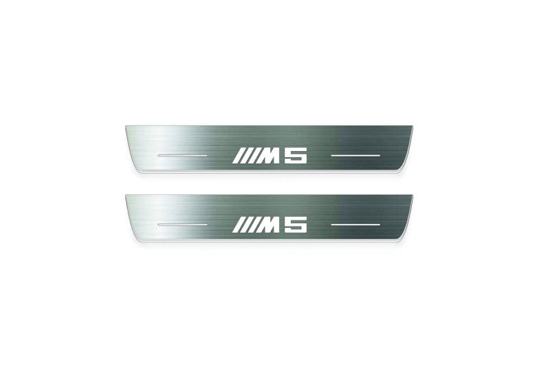 BMW 5 E61 2007-2010 LED Door Sills PRO With M5 Logo