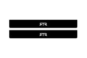 Ford Mustang VII 2023+ Led Door Sill Pro With Logo RTR (Premium Painting) Ford Led Door Sills PRO opdesign