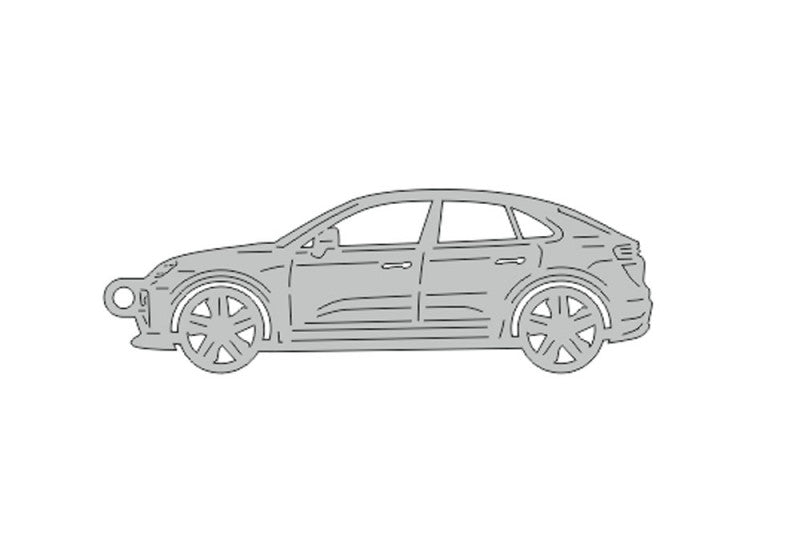 Car Keychain for Porsche Macan II 2024+ (type STEEL) Keychains opdesign