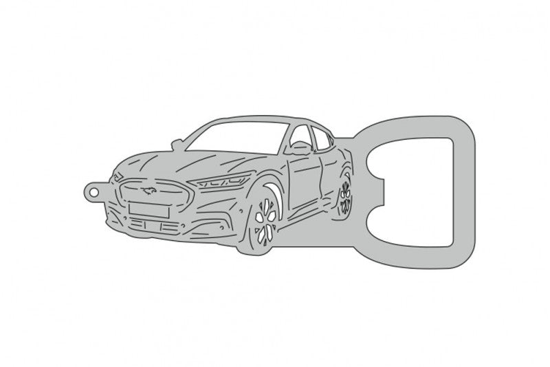Keychain Bottle Opener for Ford Mustang Mach-E 2020+ Keychains opdesign