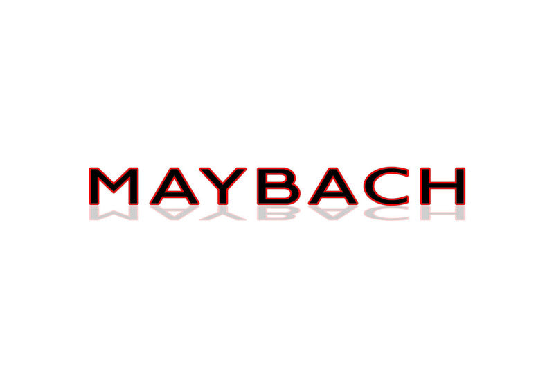 Maybach tailgate trunk rear 3D emblem with Maybach logo (type MIXT)