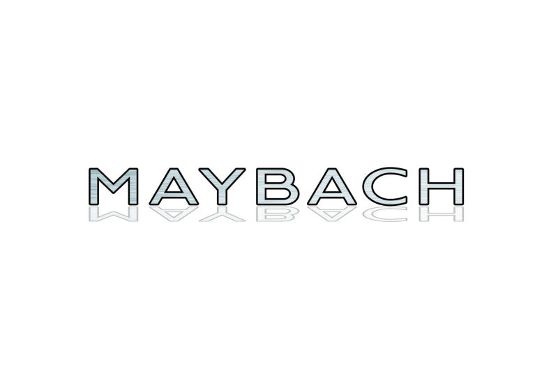 Maybach tailgate trunk rear 3D emblem with Maybach logo (type MIXT)
