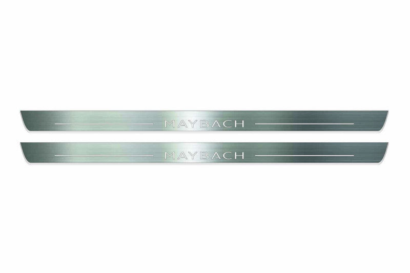 Mercedes S-Class C217 2014-2020 Door Sill Led Plate With Maybach Logo